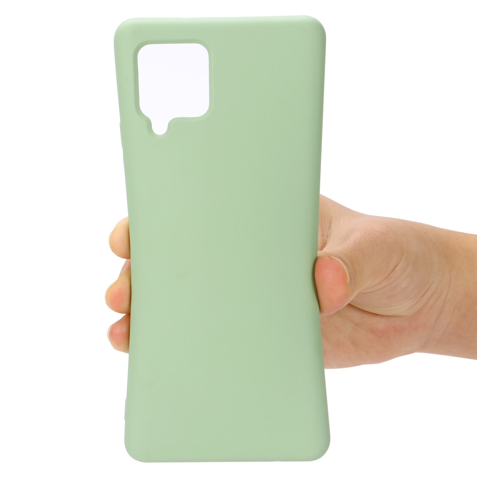 Θήκη Samsung Galaxy A22 4G / M32 4G Σιλικόνης Πράσινη Solid Color Liquid Silicone Shockproof Case Green