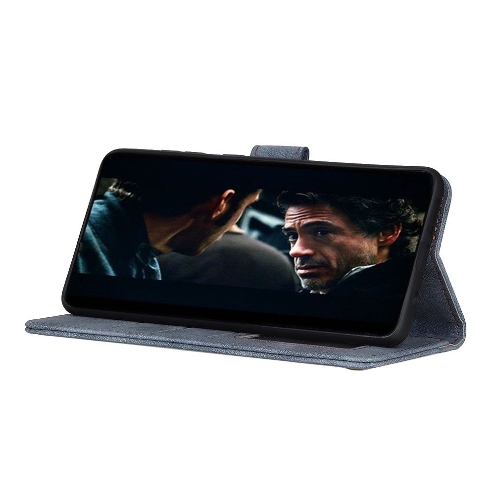 Θήκη Realme GT 5G Βιβλίο Μπλε Antelope Texture Magnetic Buckle Horizontal Flip PU Leather Case with Card Slots Blue