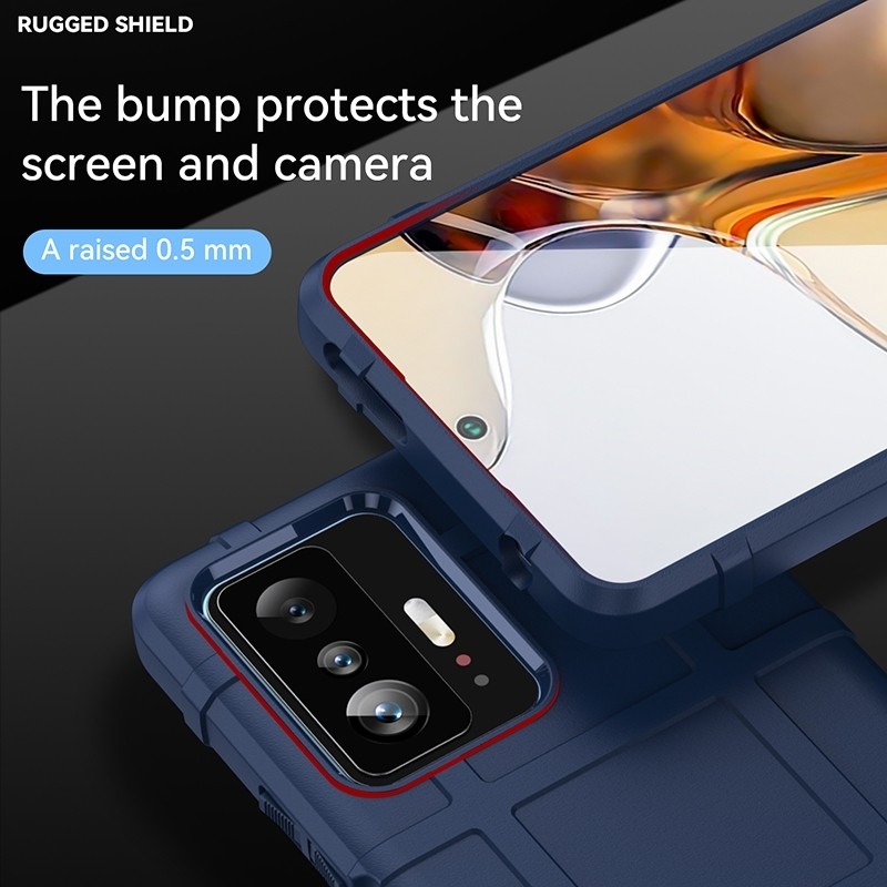 Θήκη Xiaomi 11T / 11T Pro Σιλικόνης Μπλε Full Coverage Shockproof TPU Case Silicone Blue