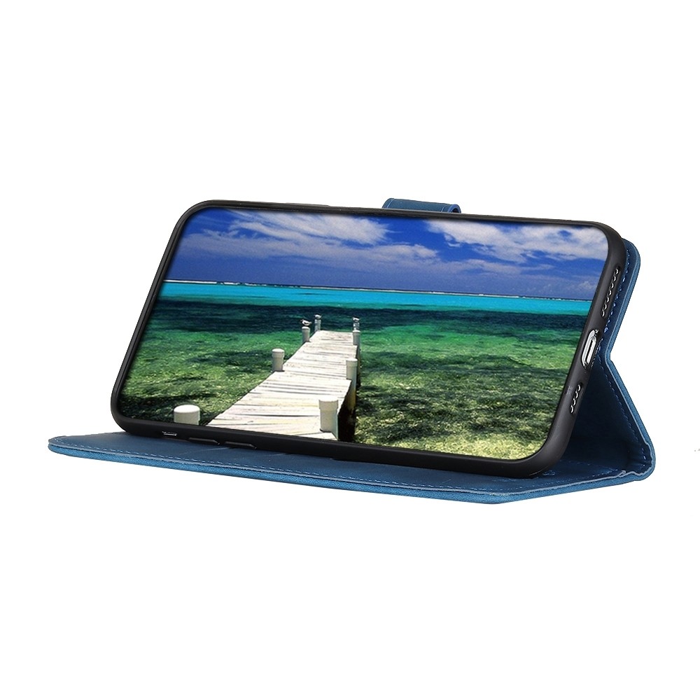 Θήκη Xiaomi Poco X3 GT Βιβλίο Μπλε KHAZNEH Retro Texture PU + TPU Horizontal Flip Case Blue
