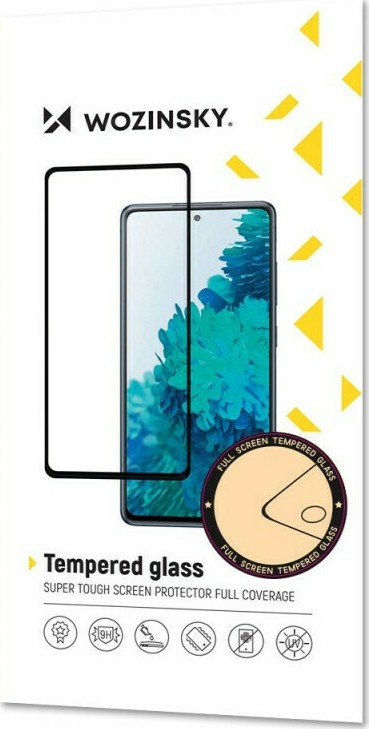 iPhone 14 Plus / 13 Pro Max Προστατευτικό Τζαμάκι Μαύρο Wozinsky Full Glue Full Screen Tempered Glass Black