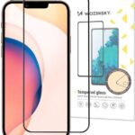 iPhone 14 Plus / 13 Pro Max Προστατευτικό Τζαμάκι Μαύρο Wozinsky Full Glue Full Screen Tempered Glass Black