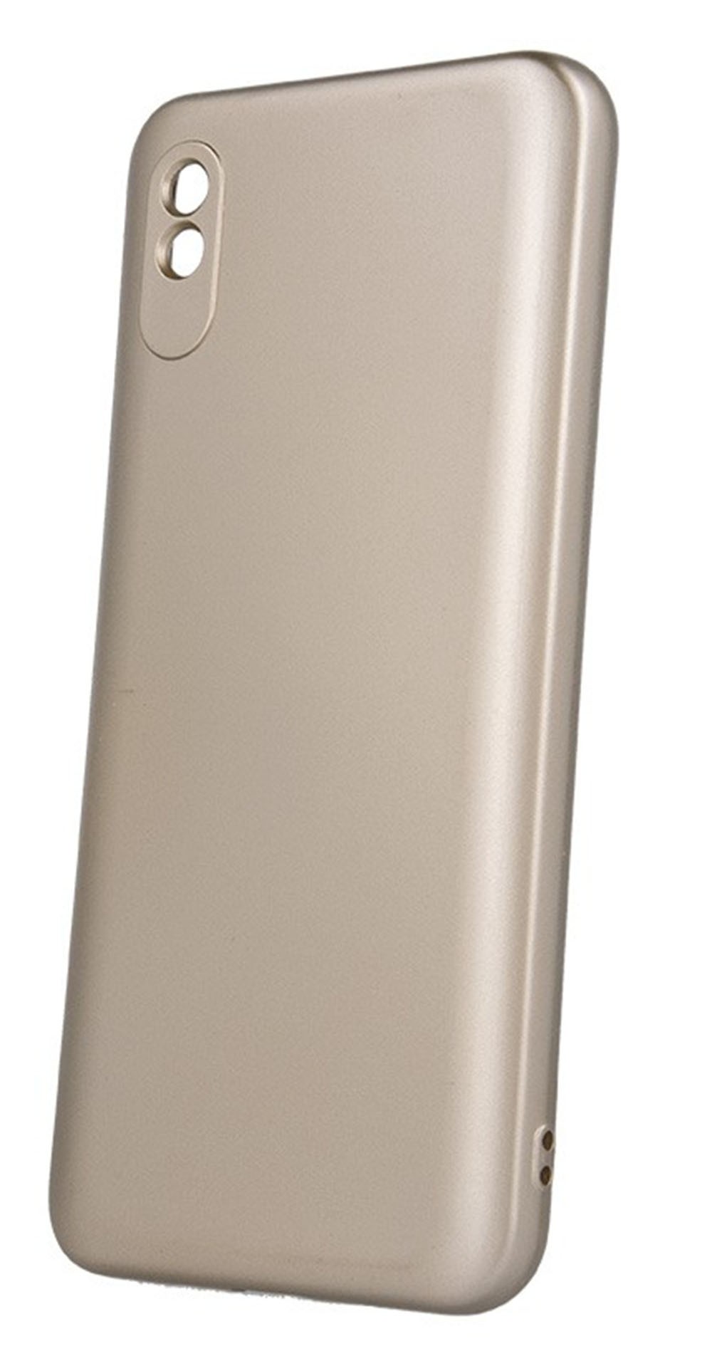 Forcell Xiaomi Redmi 9A / 9AT Metallic Θήκη Σιλικόνης - Gold