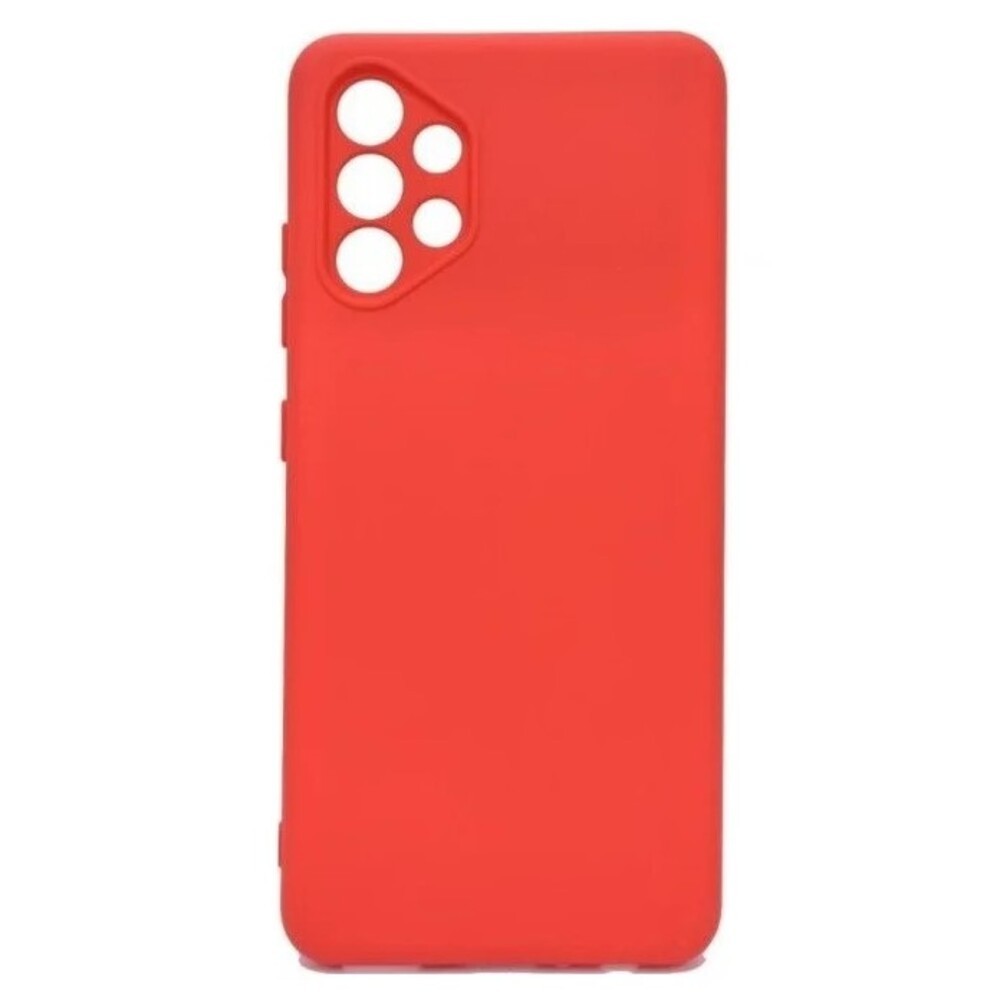 Forcell Samsung Galaxy A32 4G Slim Fit Liquid Θήκη Σιλικόνης - Red