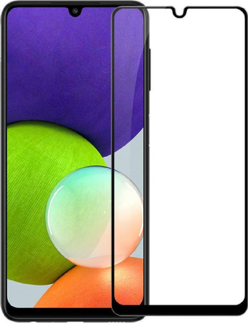 Samsung Galaxy A22 4G / M32 4G Προστατευτικό Τζαμάκι Μαύρο Wozinsky Full Glue Full Screen Tempered Glass Black