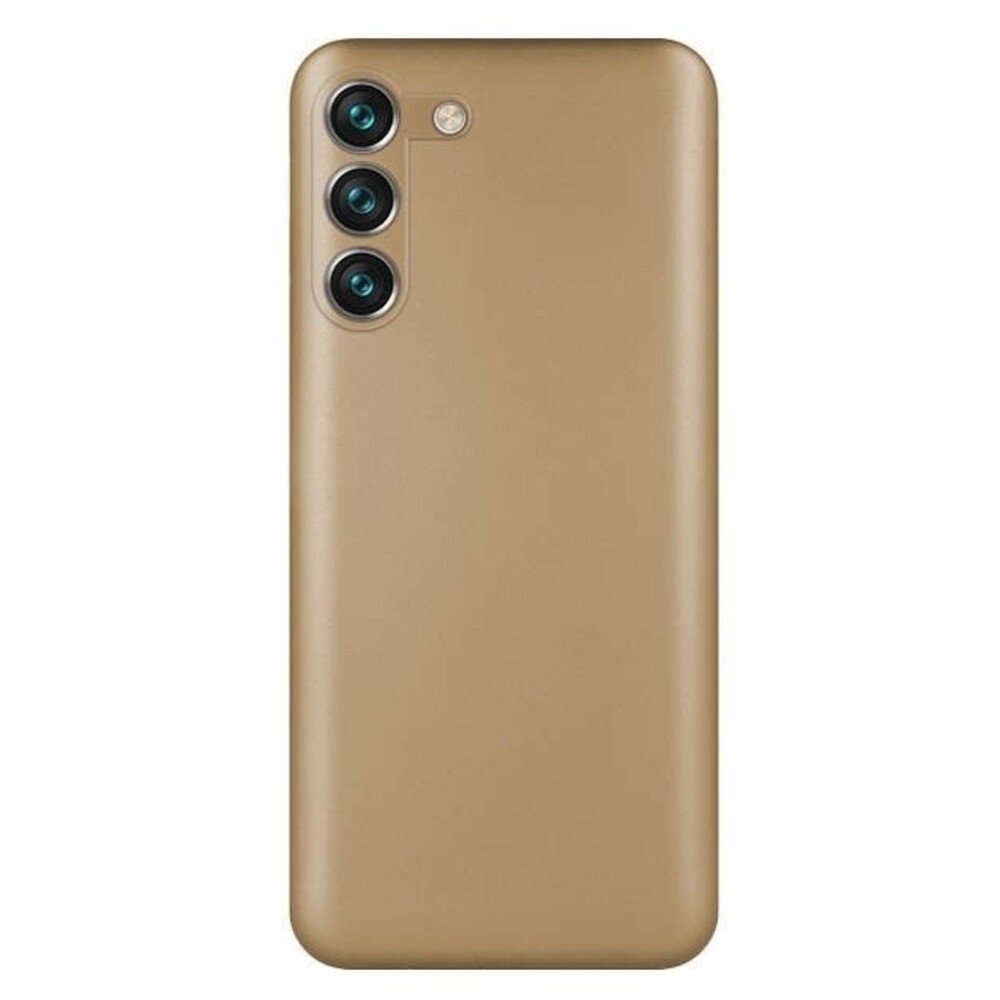 Forcell Samsung Galaxy S22 Plus 5G Metallic Θήκη Σιλικόνης - Gold