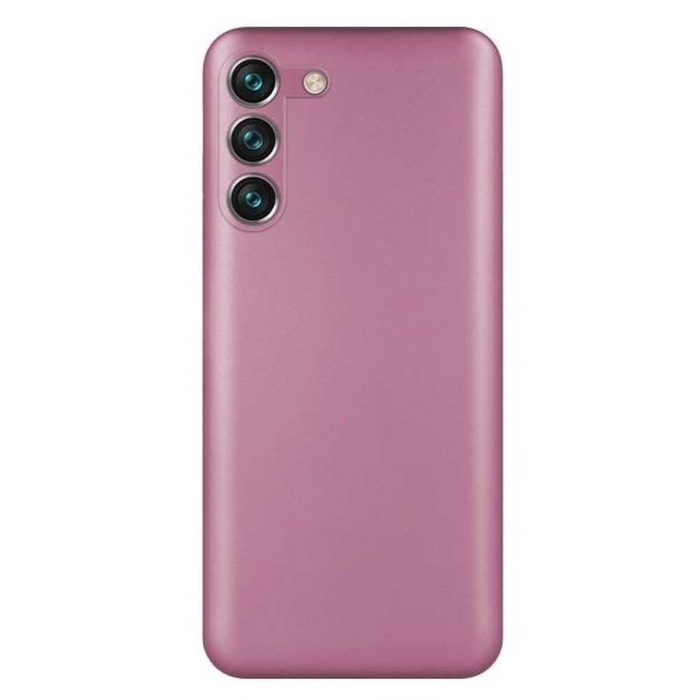 Forcell Samsung Galaxy S22 Plus 5G Metallic Θήκη Σιλικόνης - Pink