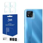 Realme C11 2021 / C20 Προστασία Κάμερας 3MK 7H Hybrid Glass Lens Protection 4 pcs Tempered Glass