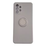 Samsung Galaxy A32 4G Θήκη Σιλικόνης Απαλό Γκρι Finger Grip Case Light Gray