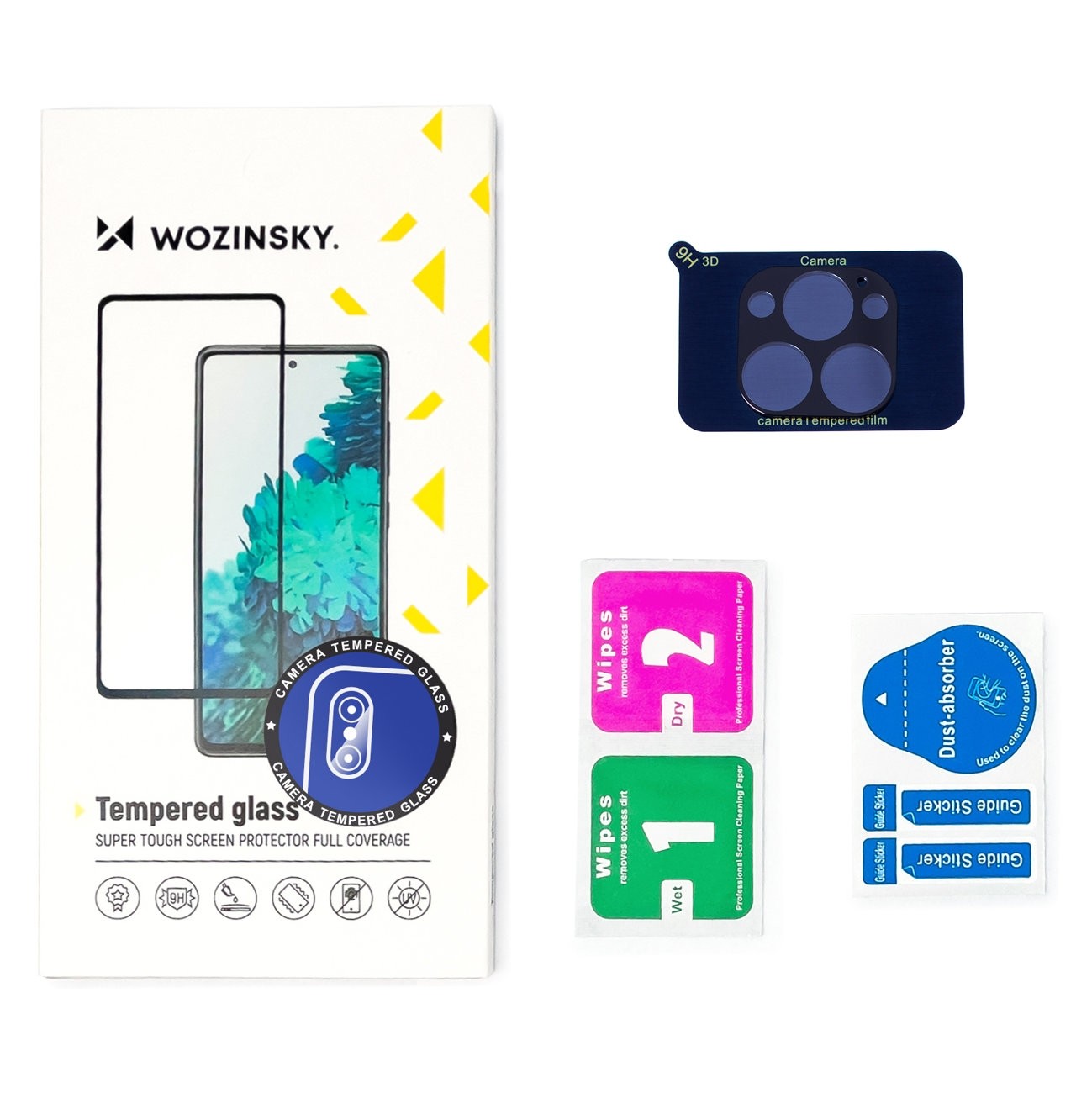 iPhone 12 Wozinsky Full Camera Glass 9H Tempered Glass Τζάμι Προστασίας Πίσω Κάμερας
