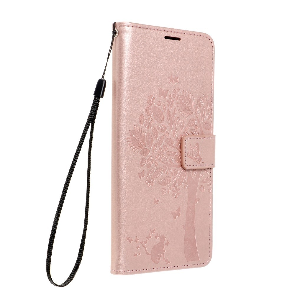 Samsung Galaxy A53 5G Θήκη Βιβλίο Ροζ - Χρυσό Forcell Mezzo Book Case Tree Rose - Gold