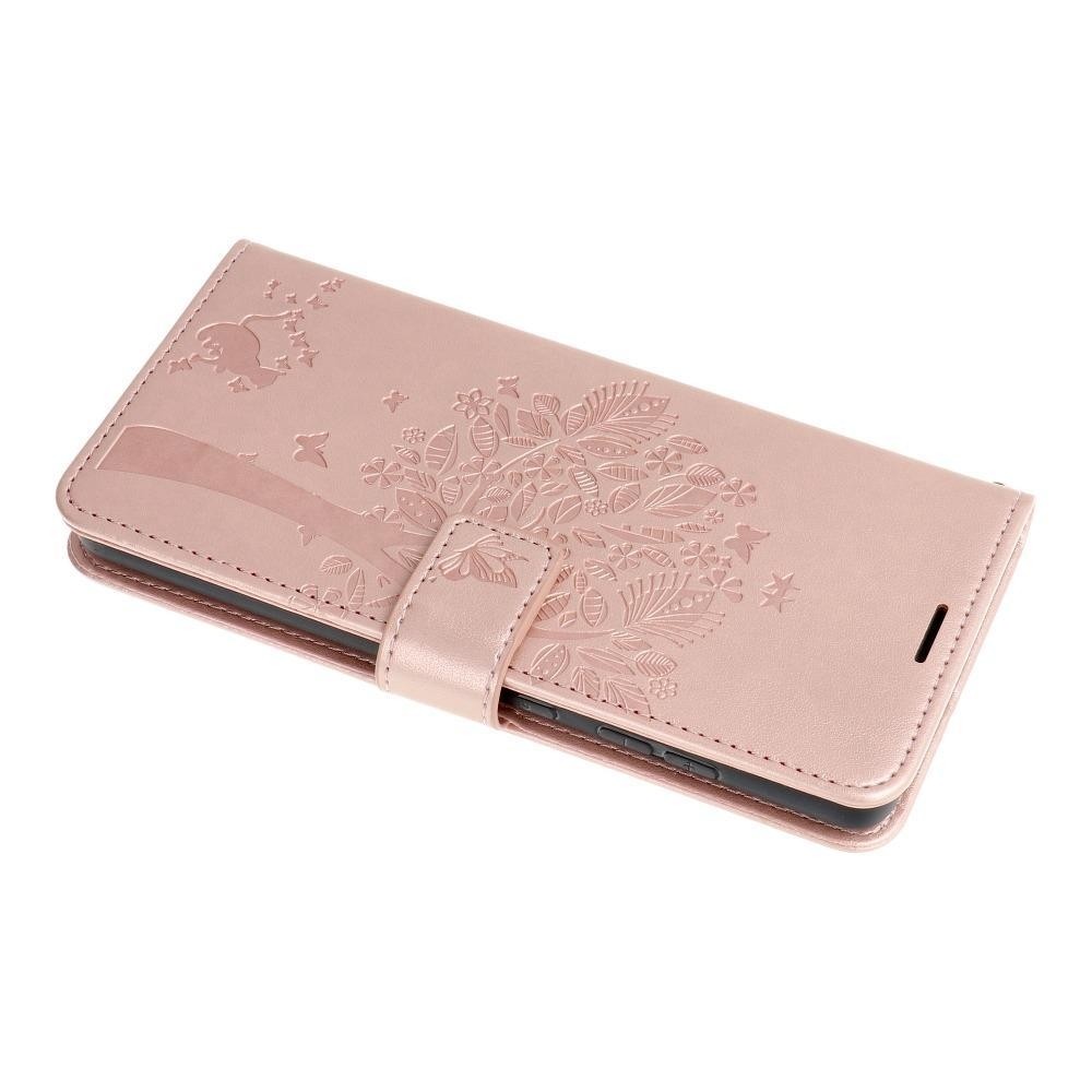 Samsung Galaxy A53 5G Θήκη Βιβλίο Ροζ - Χρυσό Forcell Mezzo Book Case Tree Rose - Gold