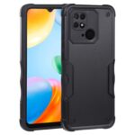 Xiaomi Redmi 10C Σκληρή Θήκη Μαύρη Non-slip Armor Phone Case without Ring Holder Black