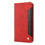Xiaomi Poco X4 Pro 5G Θήκη Βιβλίο Κόκκινο Skin Feel Magnetic Splicing Phone Case Red