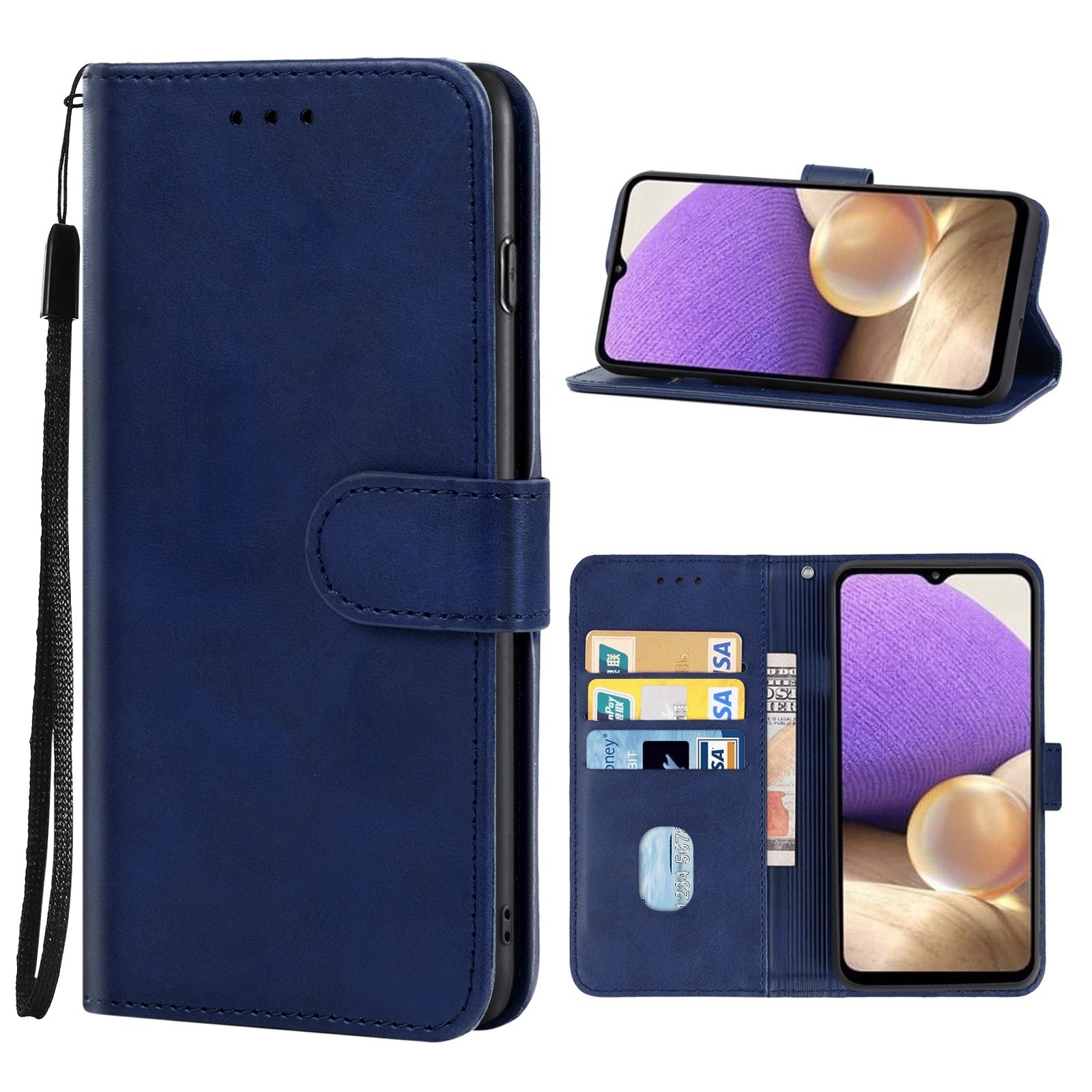Samsung Galaxy A33 5G Θήκη Βιβλίο Μπλε Book Case Blue