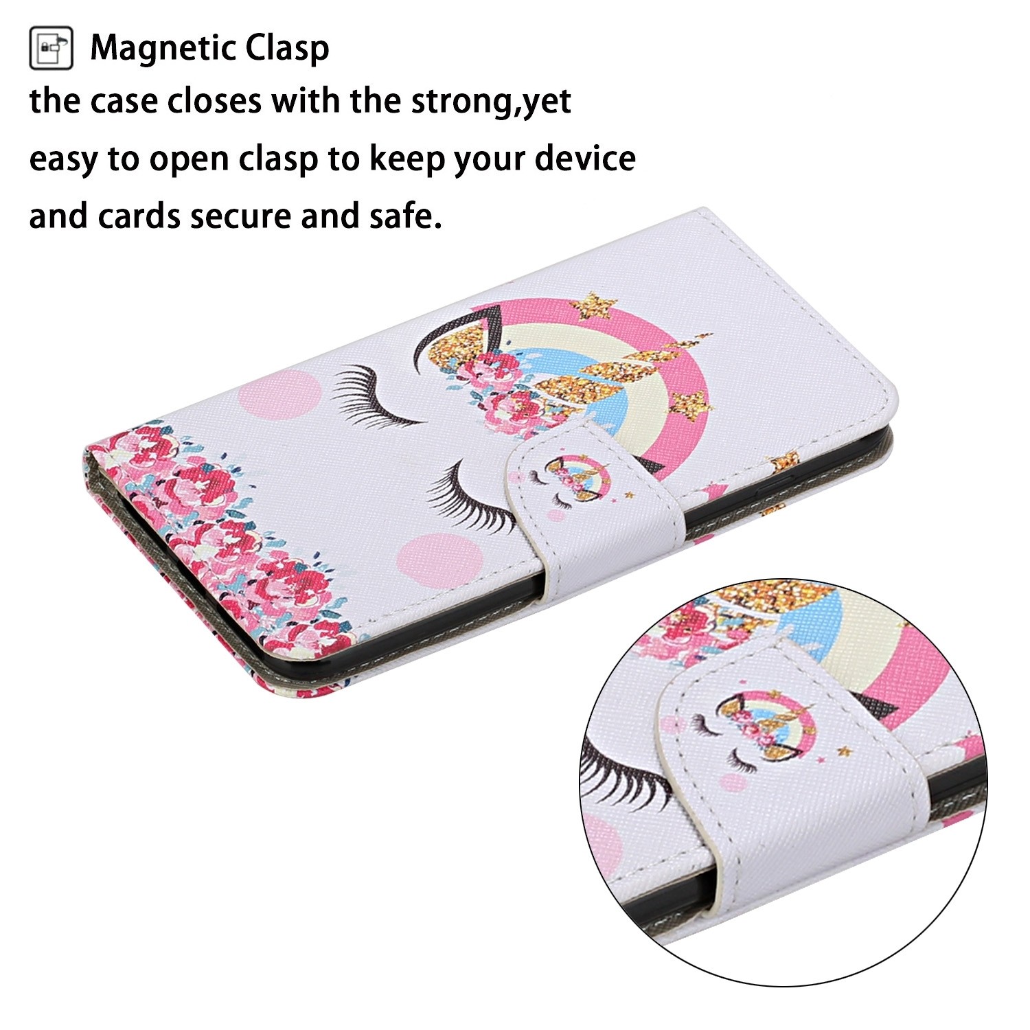 Samsung Galaxy A33 5G Θήκη Βιβλίο Colored Drawing Pattern Flip Case Crown Unicorn