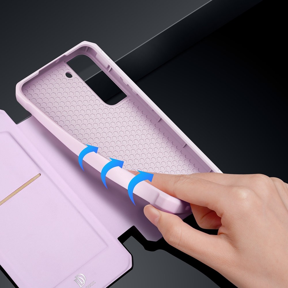 Samsung Galaxy S22 Plus 5G Θήκη Βιβλίο Ροζ Dux Ducis Skin X Series Book Case Pink
