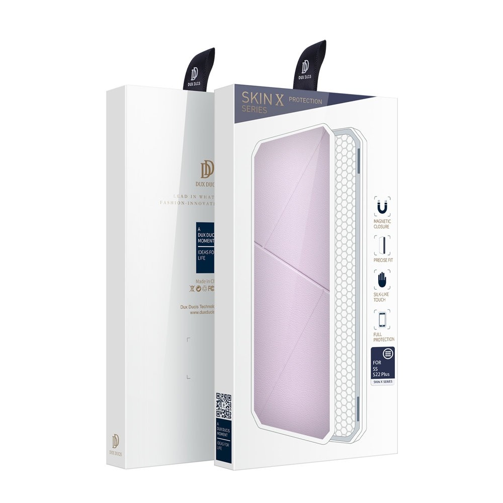 Samsung Galaxy S22 Plus 5G Θήκη Βιβλίο Ροζ Dux Ducis Skin X Series Book Case Pink