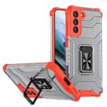 Samsung Galaxy S22 Plus 5G Σκληρή Θήκη Κόκκινη Με Σταντ Crystal Ring Case Kickstand Tough Rugged Cover Red