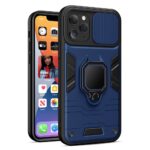 Samsung Galaxy S22 Plus 5G Σκληρή Θήκη Μπλε Με Σταντ Ring Lens Case Navy