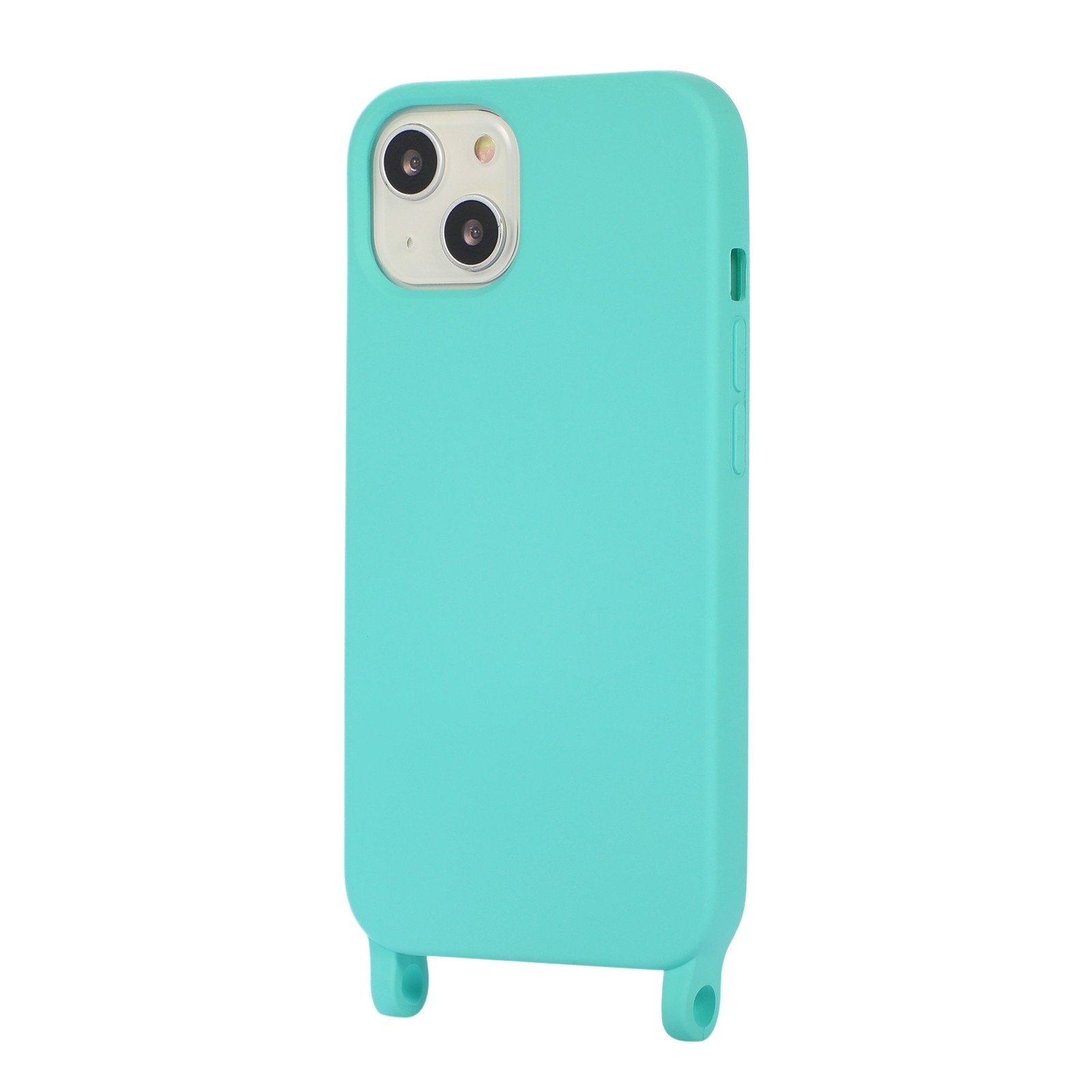iPhone 12 Pro Max Θήκη με Λουράκι Crossbody Lanyard Elastic Silicone Phone Case Blue