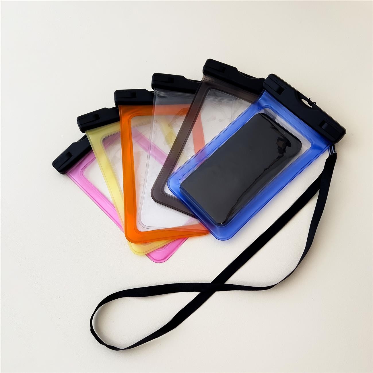 Αδιάβροχη Θήκη Hurtel για Κινητά έως 6.7'' Universal Waterproof Phone Case Orange