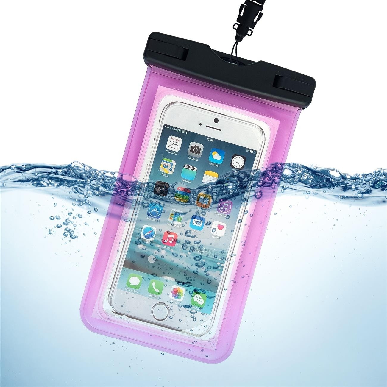 Αδιάβροχη Θήκη Hurtel για Κινητά έως 6.7'' Universal Waterproof Phone Case Orange