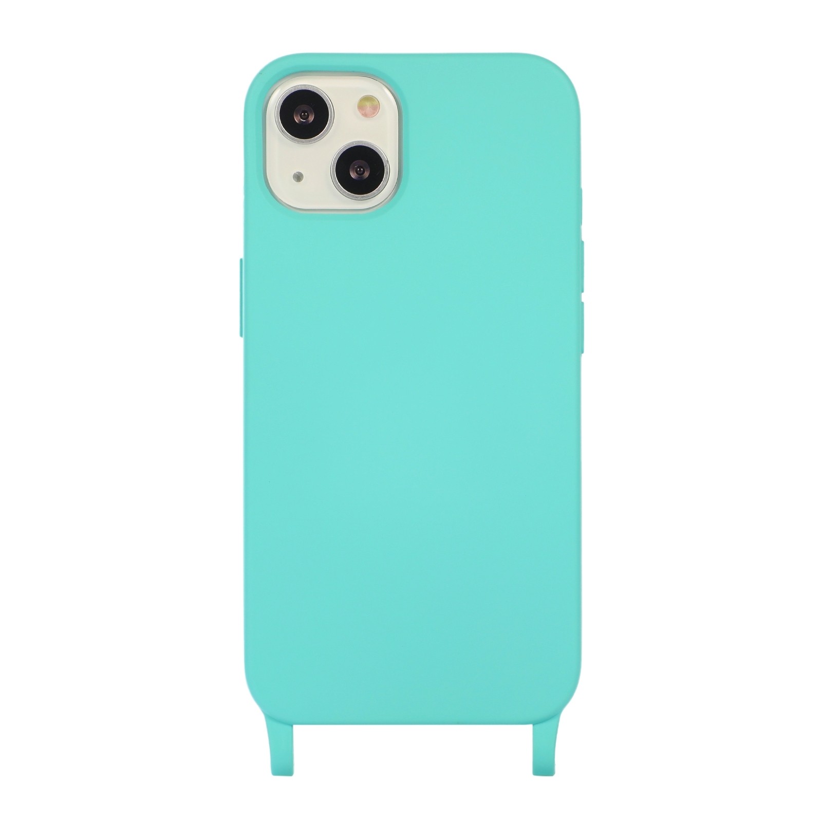 iPhone 13 Pro Θήκη με Λουράκι Crossbody Lanyard Elastic Silicone Phone Case Blue