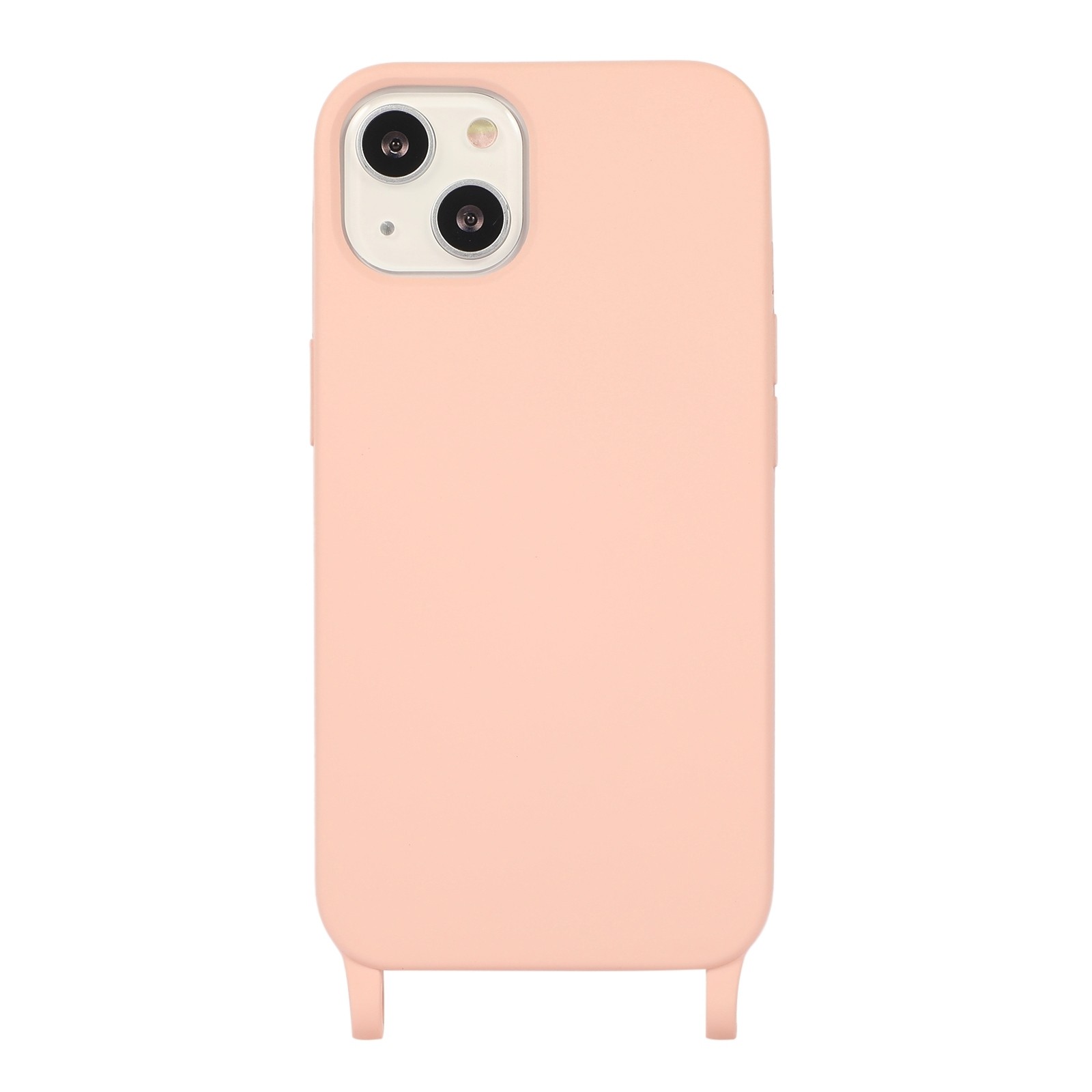 iPhone 13 Pro Θήκη με Λουράκι Crossbody Lanyard Elastic Silicone Phone Case Pink