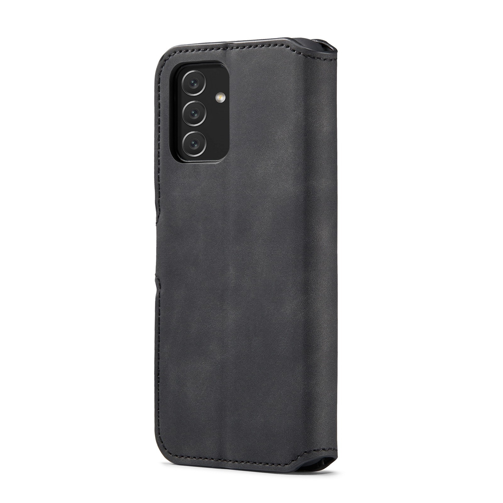 Samsung Galaxy A13 4G Θήκη Βιβλίο Μαύρο DG.MING Retro Oil Edge Flip Phone Case Black