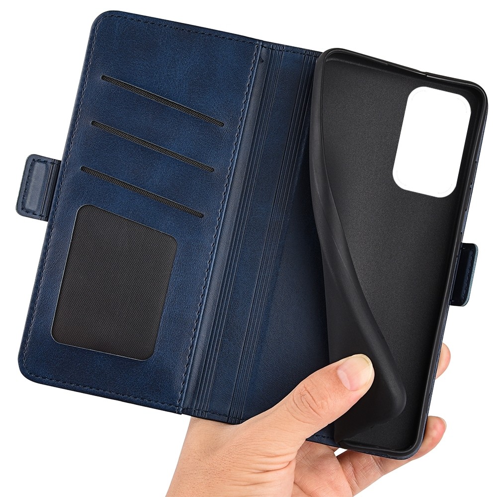 Xiaomi Poco M4 Pro 5G Θήκη Βιβλίο Σκούρο Μπλε Dual-side Magnetic Buckle Horizontal Flip Case Dark Blue