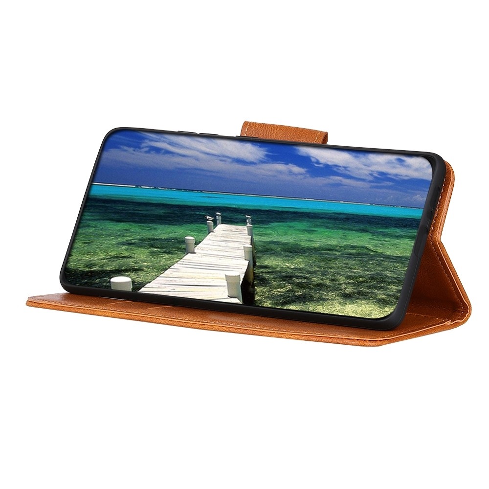 Xiaomi Poco M4 Pro 5G Θήκη Βιβλίο Καφέ Mirren Crazy Horse Texture Horizontal Flip Case Brown