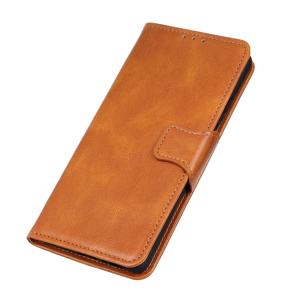 Xiaomi Poco M4 Pro 5G Θήκη Βιβλίο Καφέ Mirren Crazy Horse Texture Horizontal Flip Case Brown