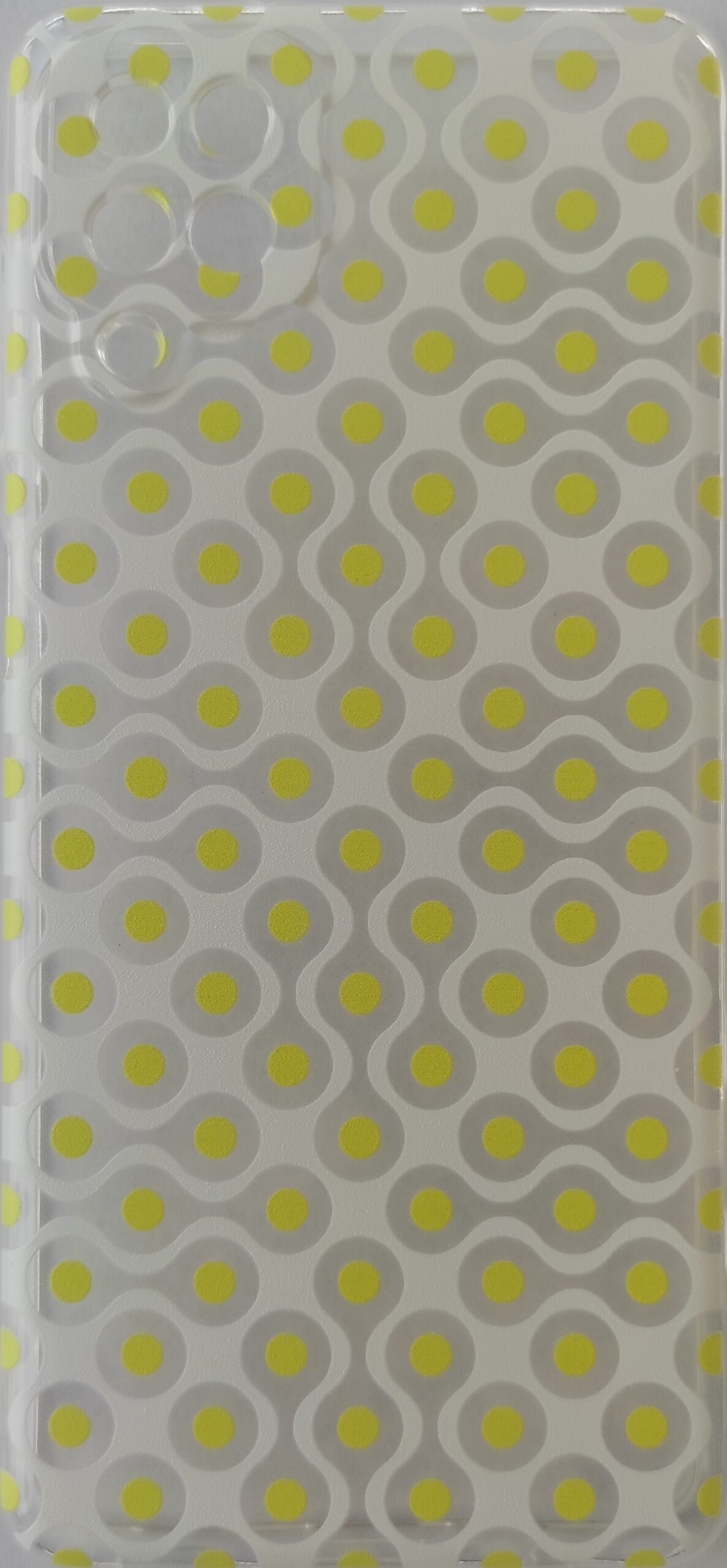 Samsung Galaxy A12 / M12 Θήκη Σιλικόνης Κίτρινο Σχέδιο Silicone Case