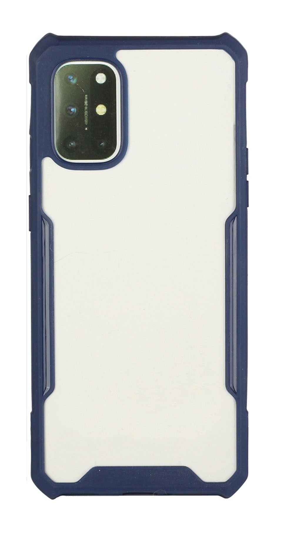 Forcell Xiaomi Redmi 9T / Xiaomi Poco M3 Θήκη με Πλαίσιο Σιλικόνης Διάφανη - Dark Blue