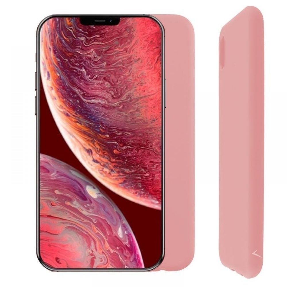 iPhone 12 Pro Max Θήκη Σιλικόνης Ροζ Volte-Tel TPU Camera Guard Silcone Case Pink