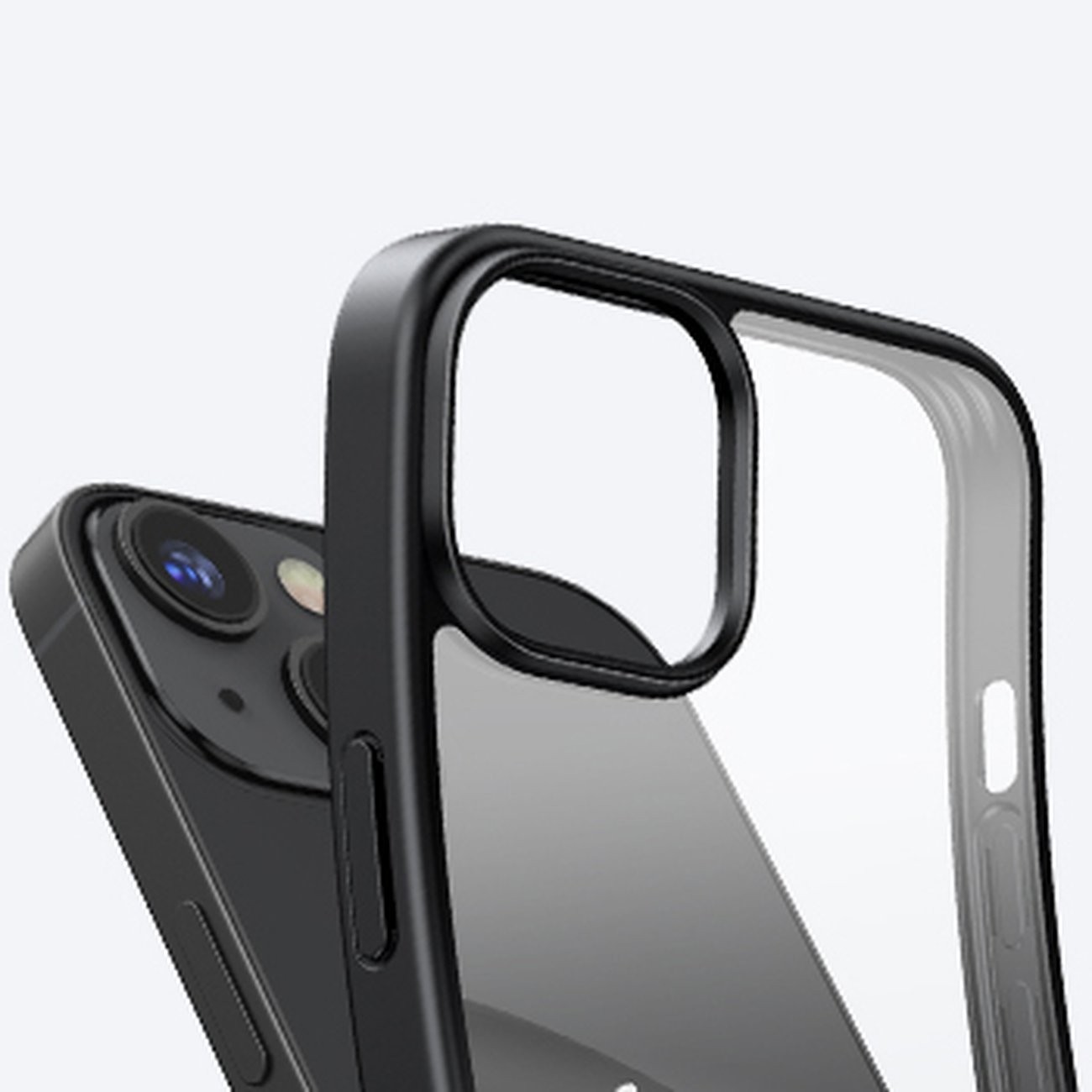 iPhone 14 Θήκη Ugreen LP633 Kickstand Protective Case Hard Cover with Gel Frame and Built-in Stand Black (90924)