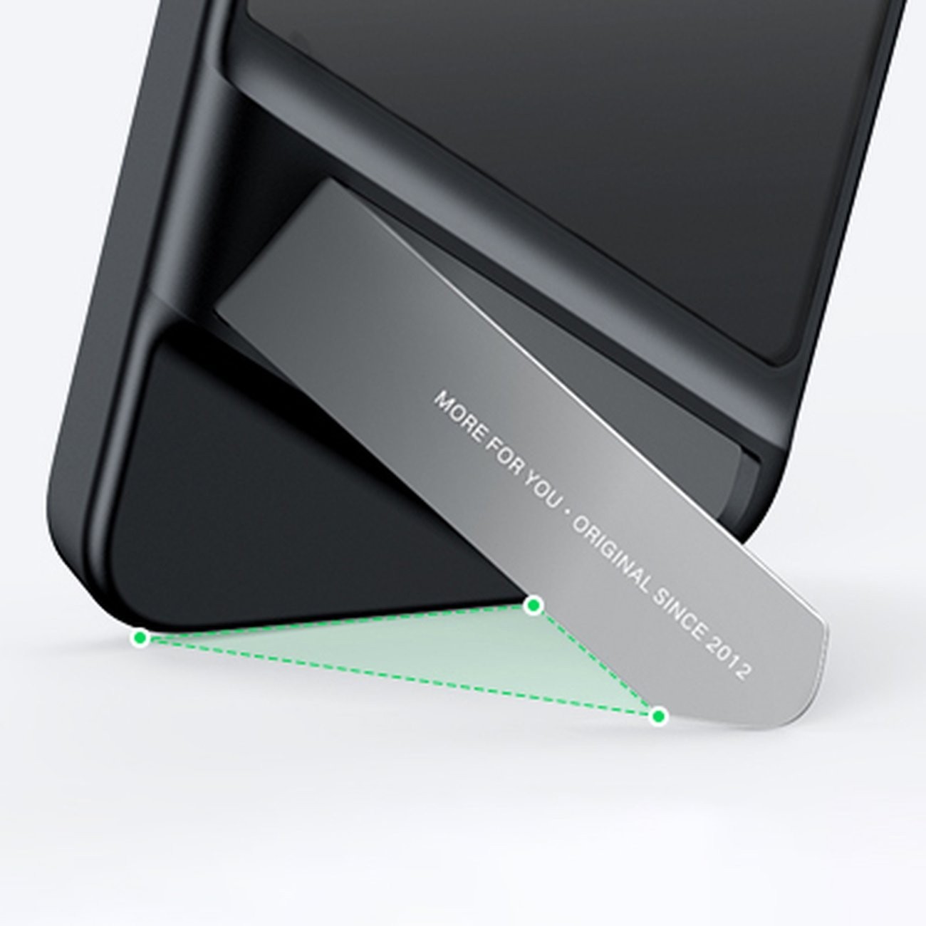 iPhone 14 Θήκη Ugreen LP633 Kickstand Protective Case Hard Cover with Gel Frame and Built-in Stand Black (90924)