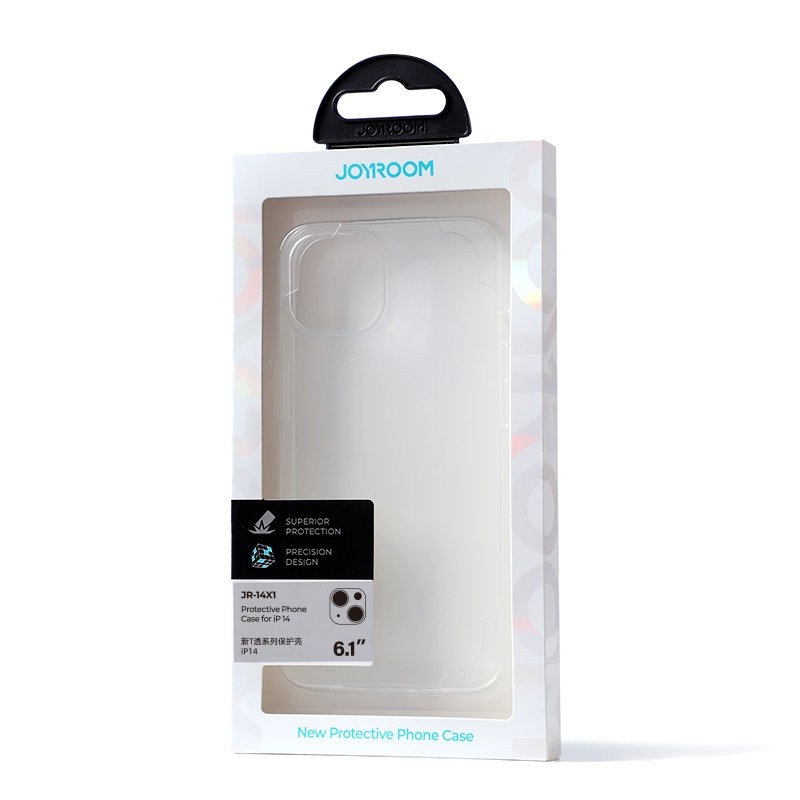 iPhone 14 Θήκη Σιλικόνης Διάφανη Joyroom 14X Case Case Rugged Cover Housing Clear (JR-14X1)