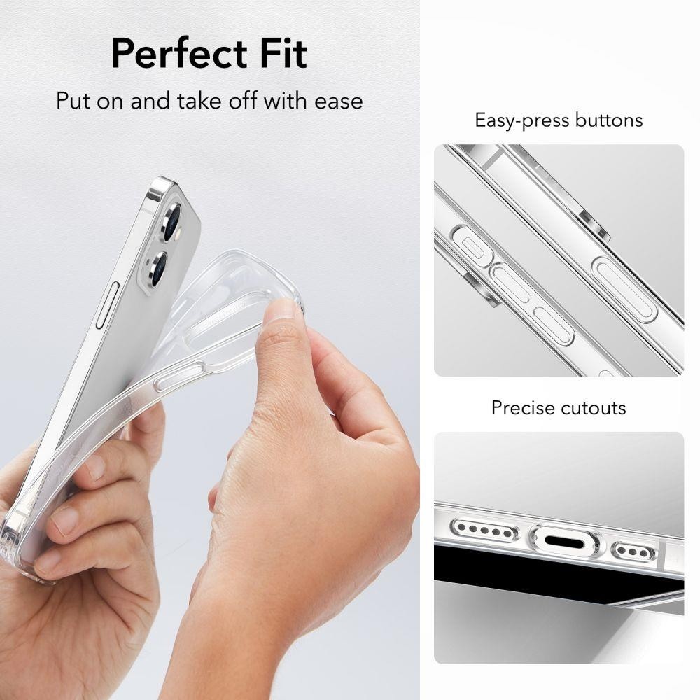iPhone 14 Θήκη Σιλικόνης Διάφανη ESR Project Zero Back Cover Clear