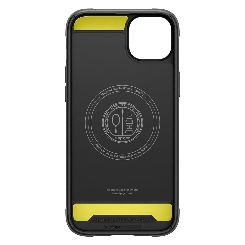 iPhone 14 Plus Θήκη Μαύρη Spigen Rugged Armor Magsafe Back Cover Matte Black ACS04890