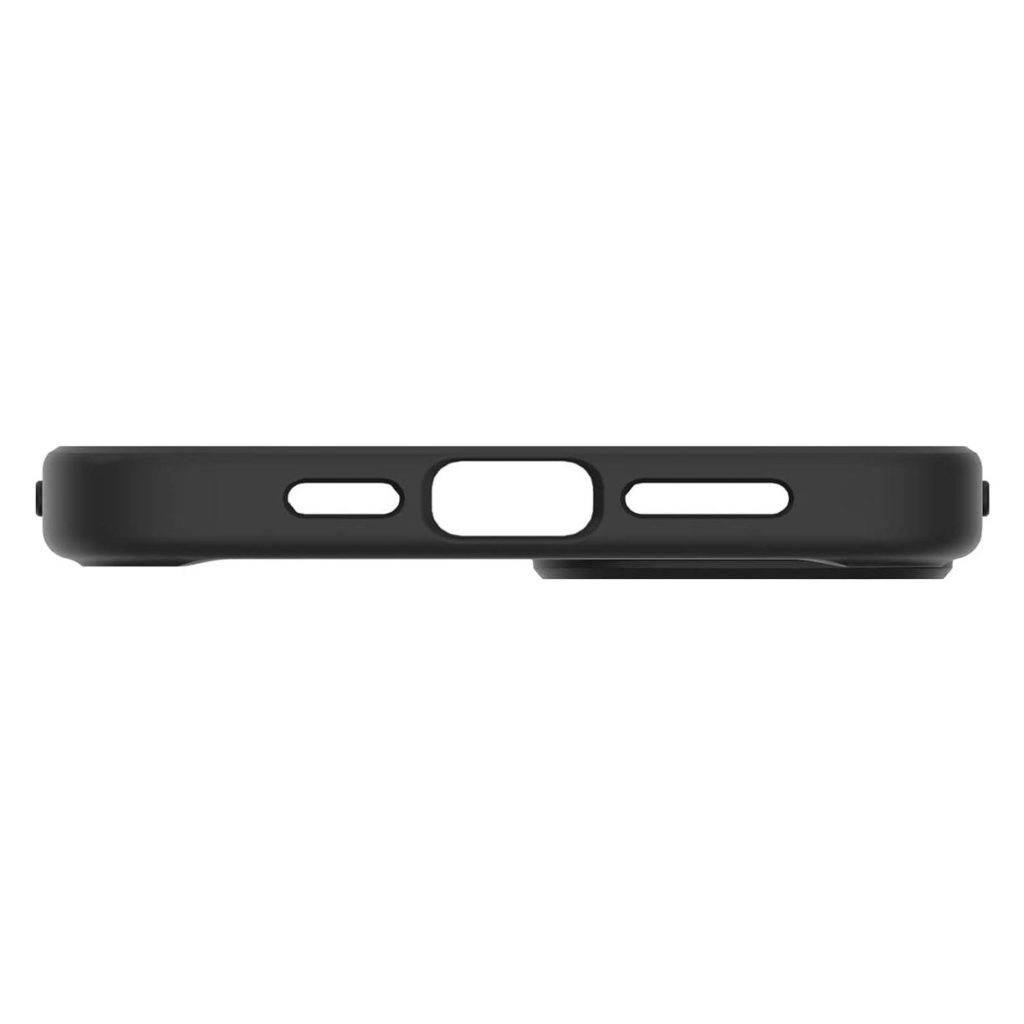 iPhone 14 Plus Θήκη Διάφανη - Μαύρη Spigen Ultra Hybrid Back Cover Matte Black ACS04895