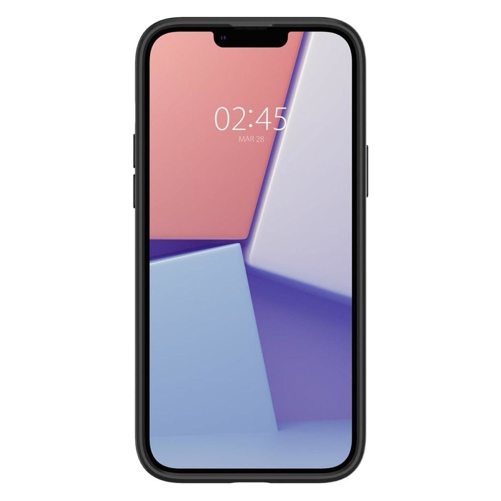 iPhone 14 Plus Θήκη Φιμέ - Μαύρη Spigen Ultra Hybrid Back Cover Frost Black ACS04901