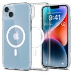 iPhone 14 Θήκη Διάφανη - Λευκή Spigen Ultra Hybrid Magsafe Back Cover ΅΅White