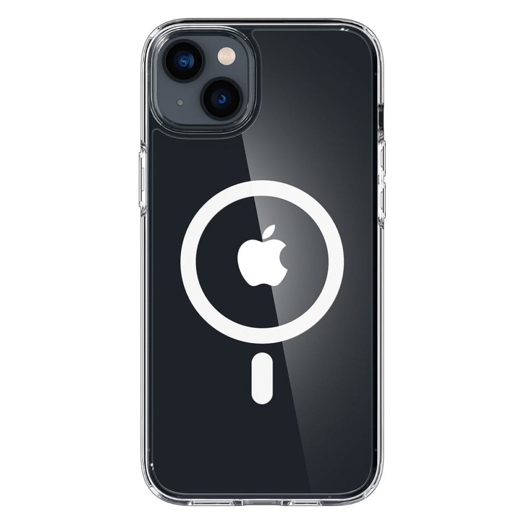 iPhone 14 Θήκη Διάφανη - Λευκή Spigen Ultra Hybrid Magsafe Back Cover ΅΅White
