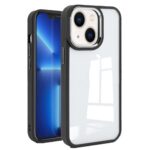 Forcell iPhone 14 Shockproof Θήκη Με Πλαίσιο Σιλικόνης Διάφανη - Black