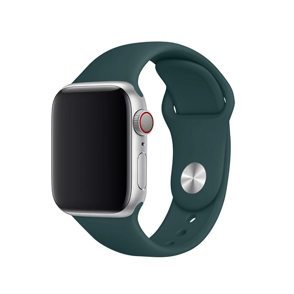 Λουράκι Apple Watch Series 6 & SE & 5 & 4 40mm Silicone Solid Color Watch Band Olive Green