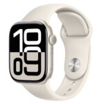 Λουράκι Apple Watch Series 7 45mm Silicone Solid Color Watch Band White