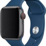 Λουράκι Apple Watch Series 7 41mm Silicone Solid Color Watch Band Blue