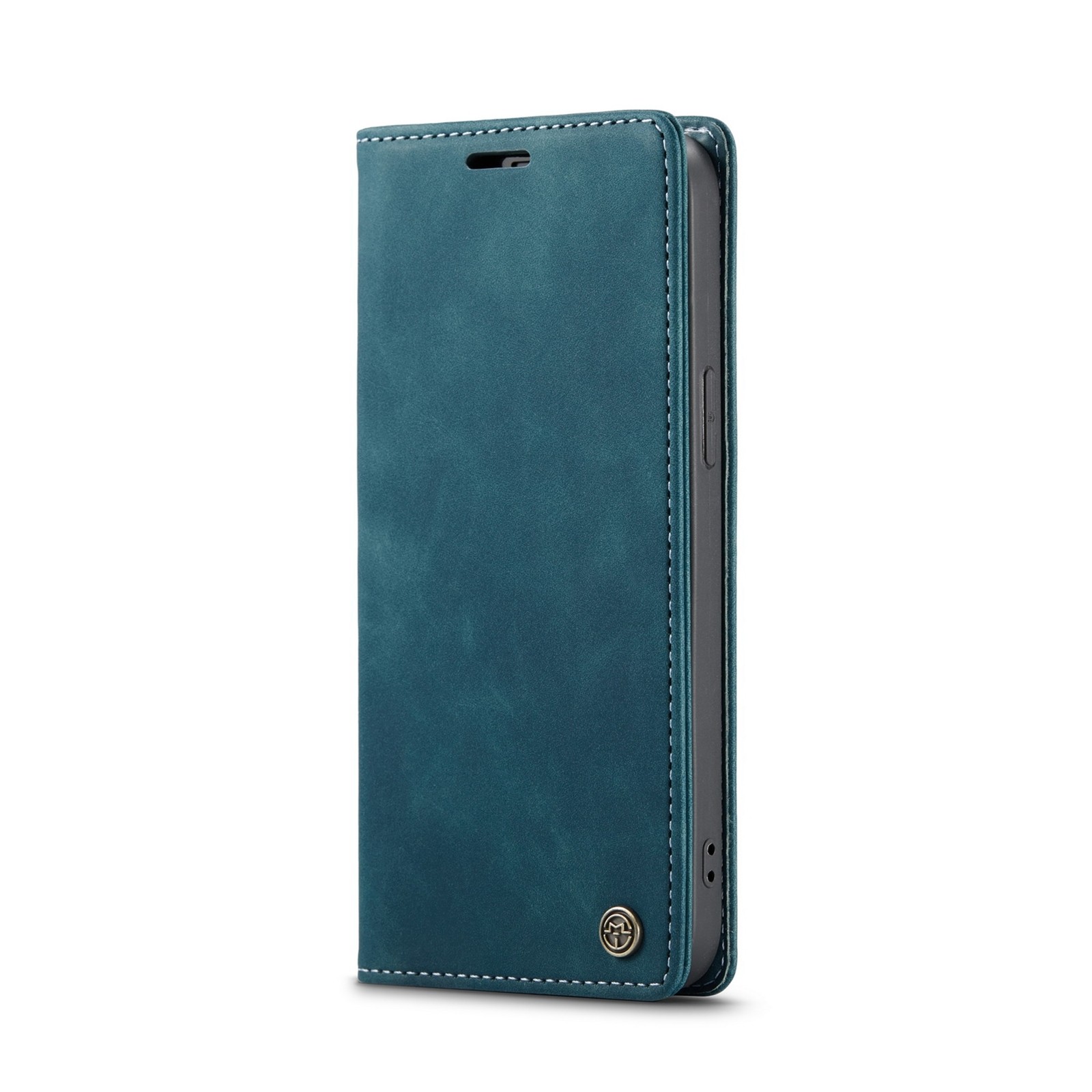 iPhone 14 Pro Max Θήκη Βιβλίο Μπλε CaseMe-013 Multifunctional Retro Frosted Phone Case Blue